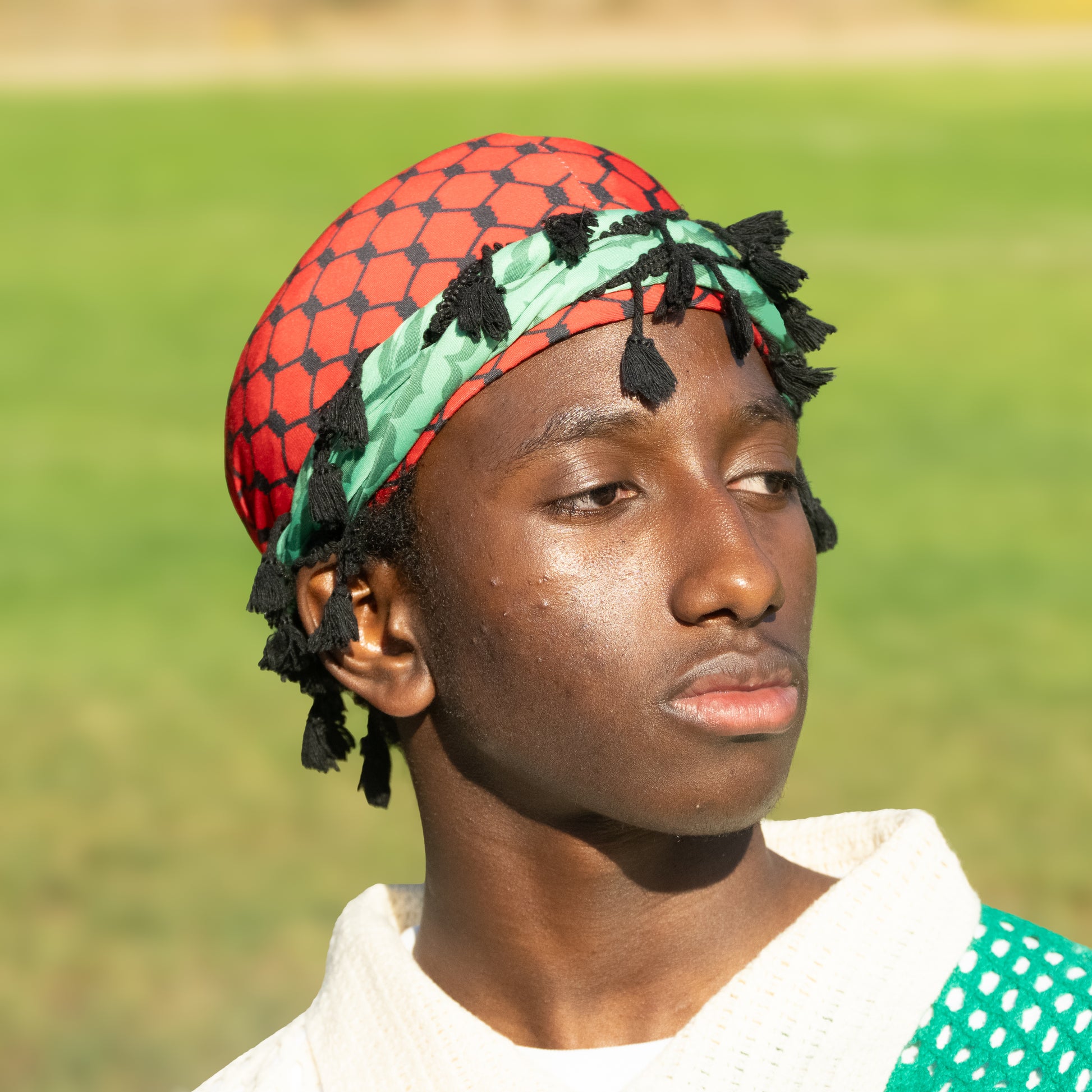 As-Samt – The Silent Flag                                                                                                                      Watermelon-Inspired Wrap for Resistance & Identity