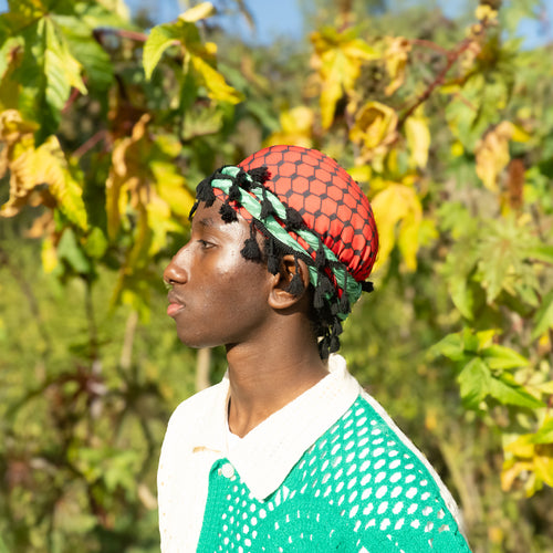 As-Samt – The Silent Flag                                                                                                                      Watermelon-Inspired Wrap for Resistance & Identity